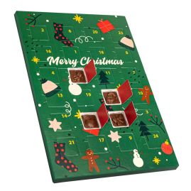 Klassisk chokladkalender med tryck Populär Eco produktbild