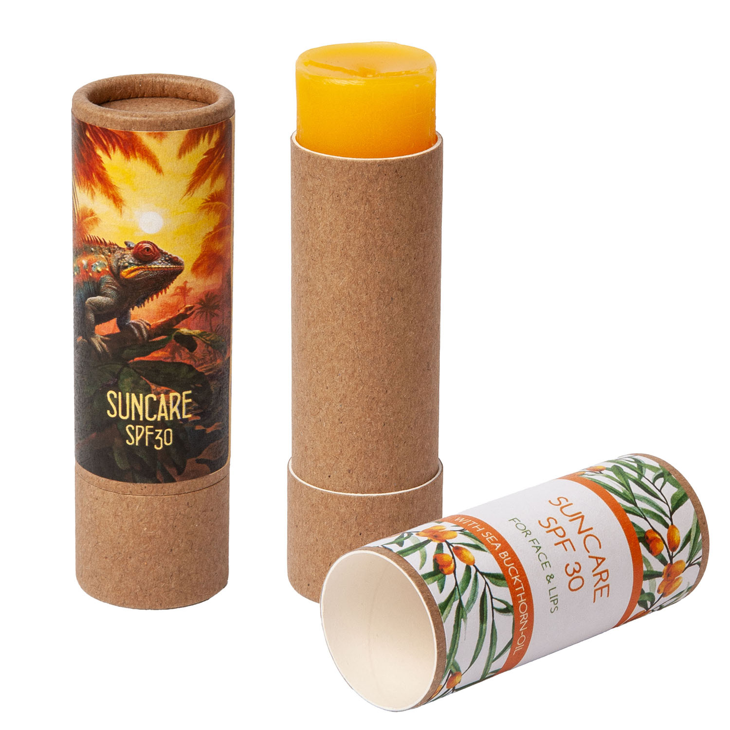 Solstift i pappershylsa med tryck Eco produktbild